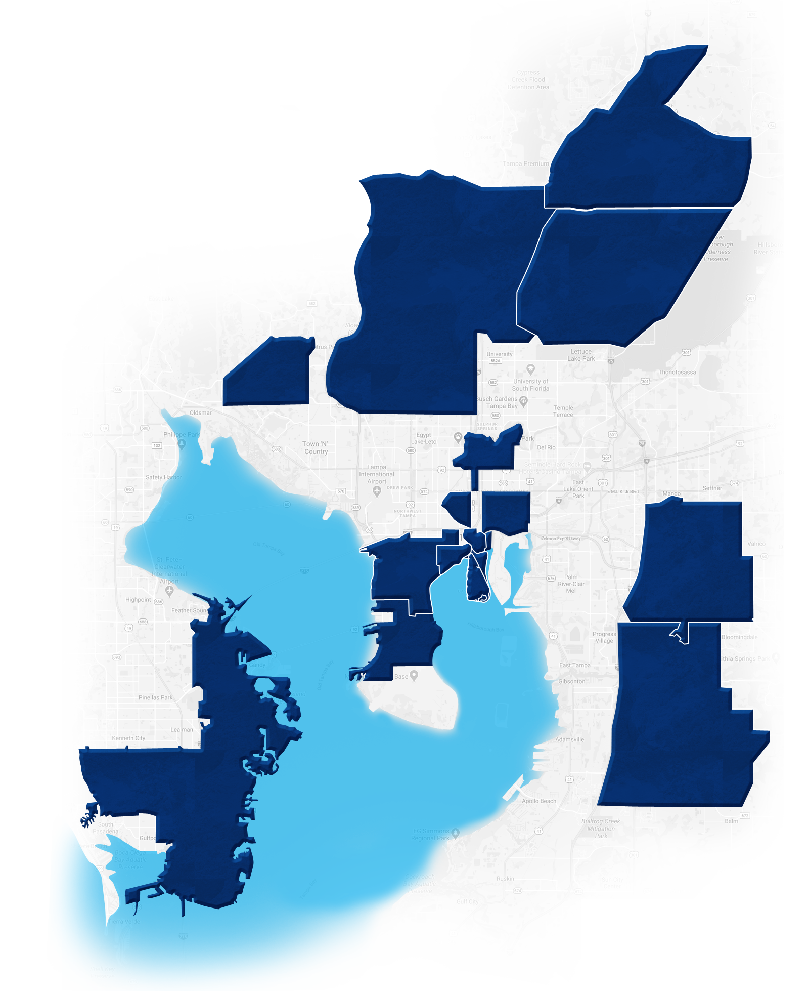 Tampa Bay Communities Map
